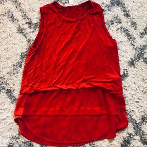 Red MK sleeveless top